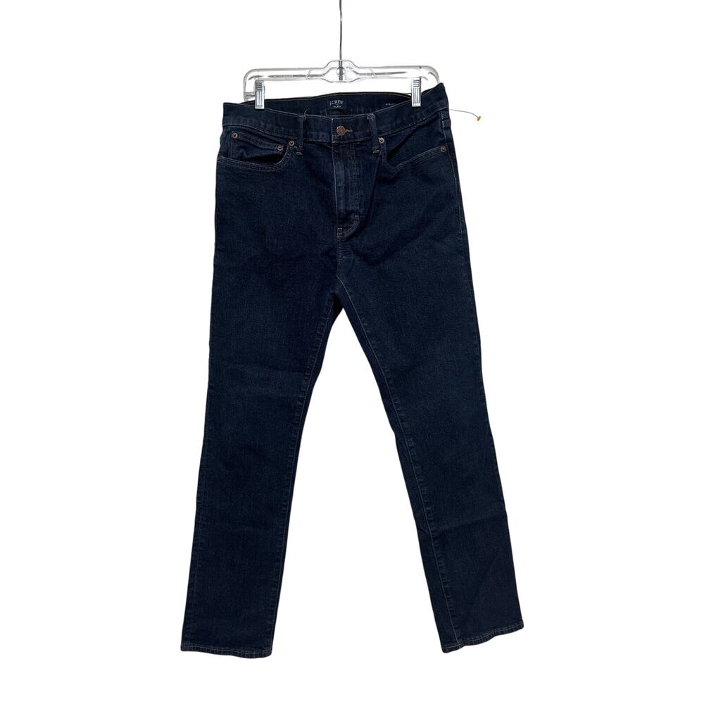 J.Crew Men's Flex Straight Leg Dark Wash Jeans W32 L32 - Picture 2 of 8